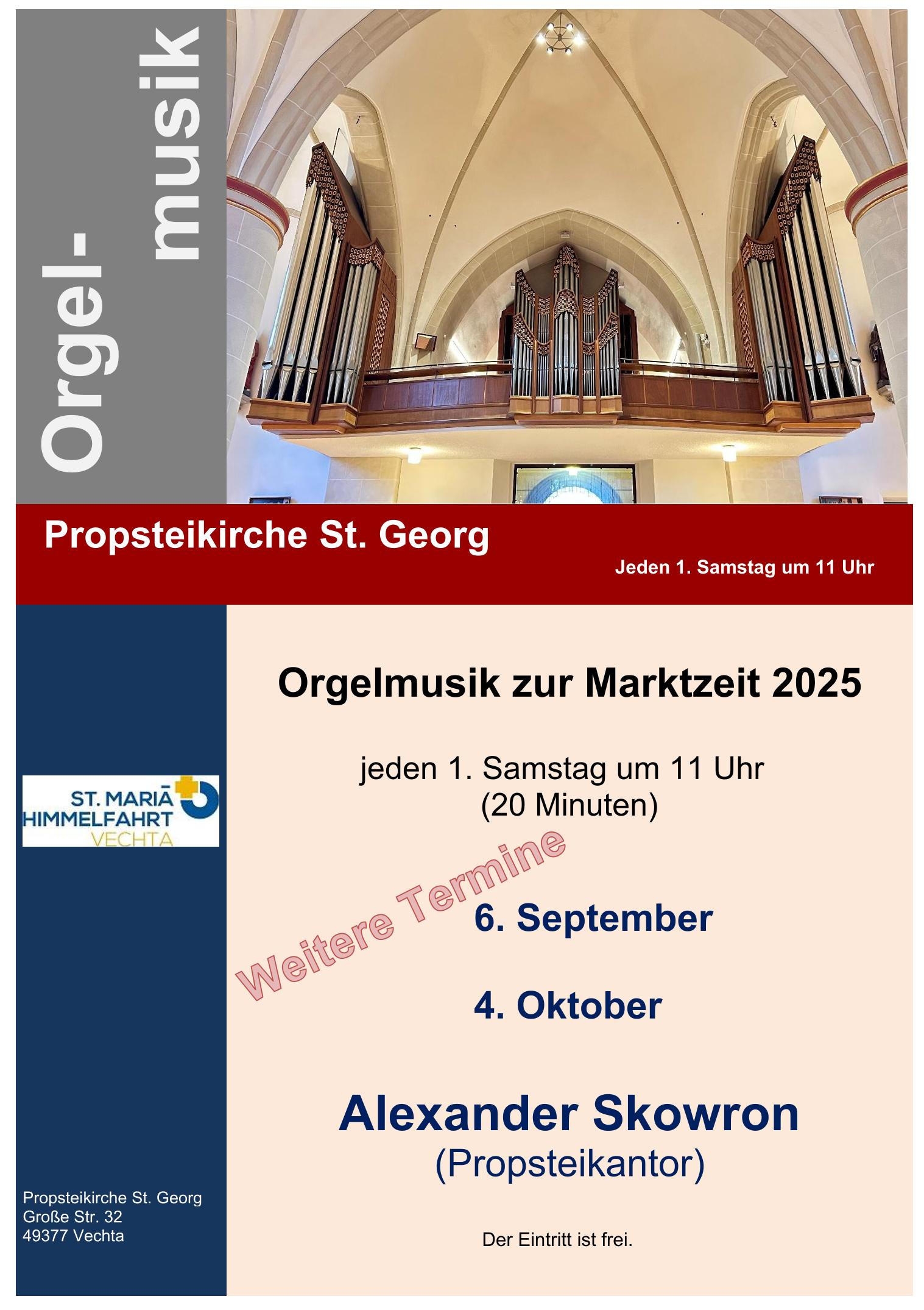 Konzertplakat 2 Orgelmusik zur Marktzeit 1