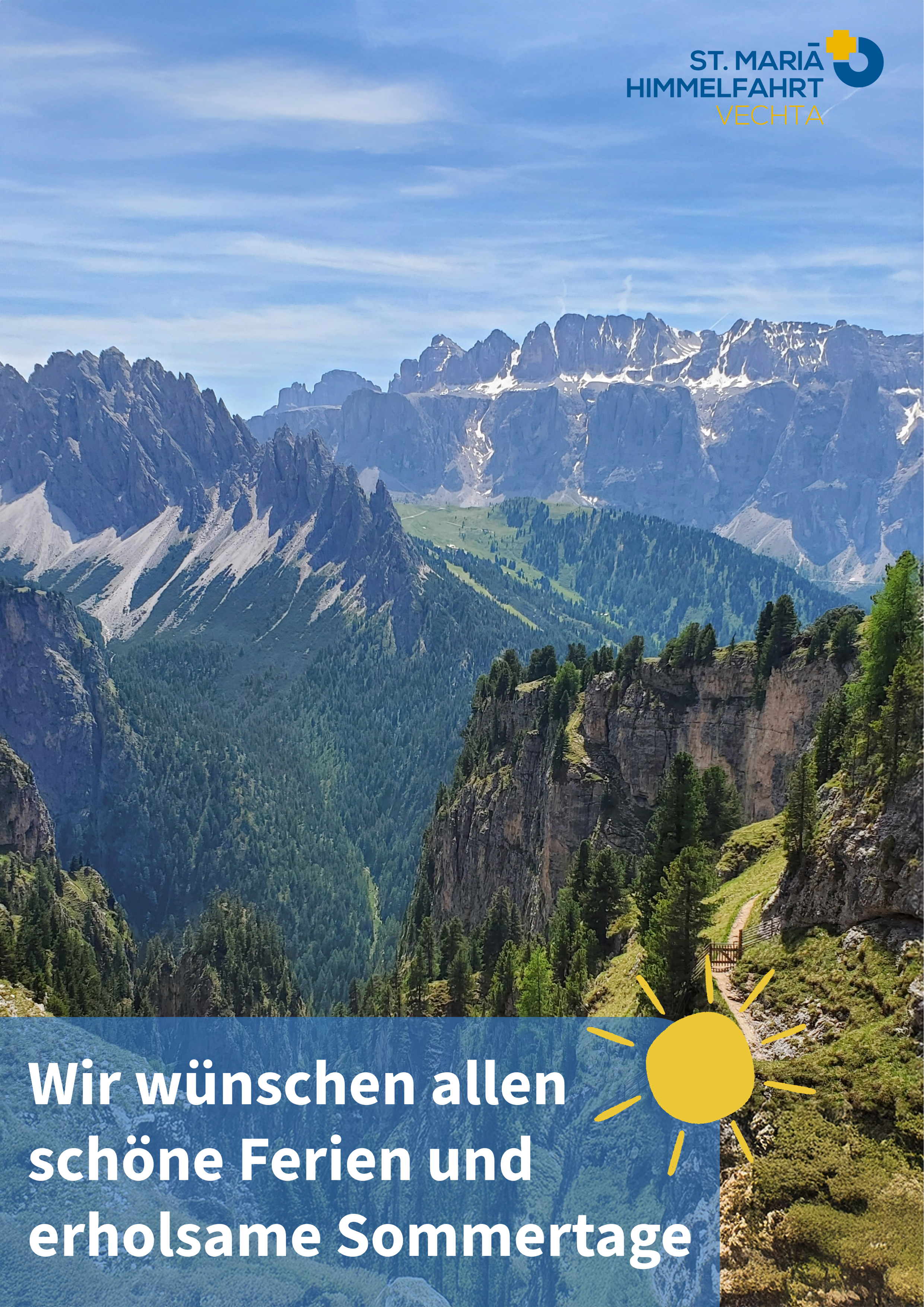 Sommerferien Plakat